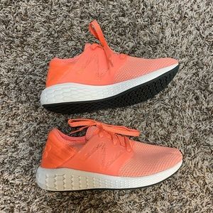 Coral New Balance Tennis Shoes